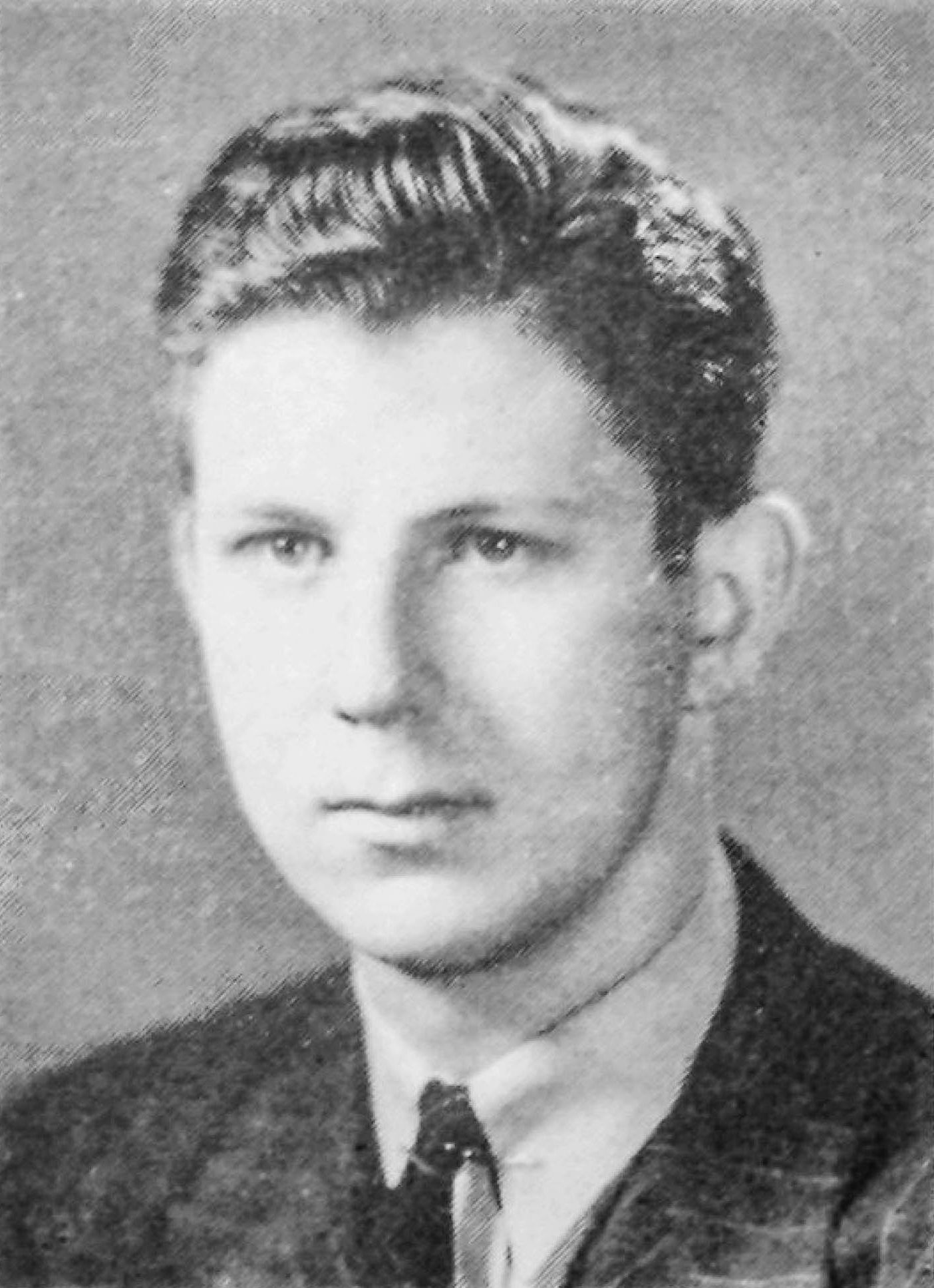 Aaron T. Beck als Student, Jahrbuchporträt 1942