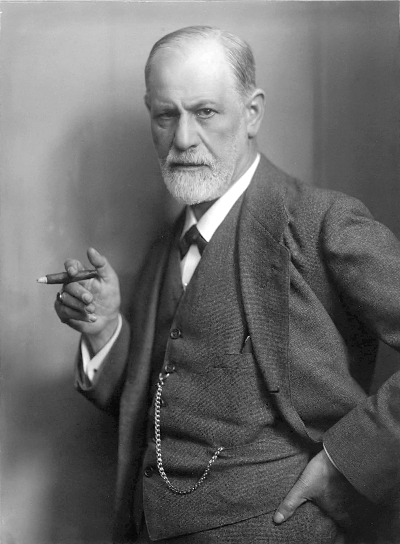 Sigmund Freud, Porträt von Max Halberstadt, um 1921